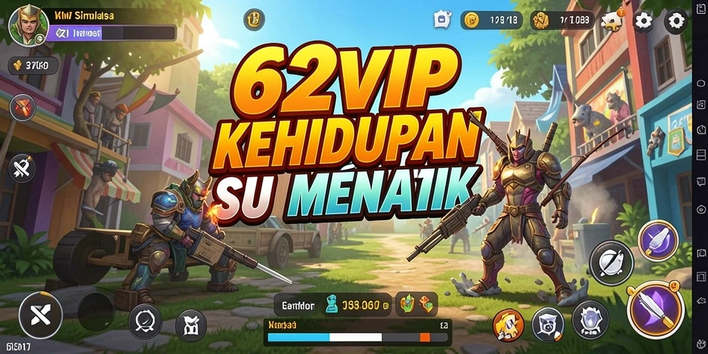 Tampilan gameplay 62VIP yang menarik dan interaktif.