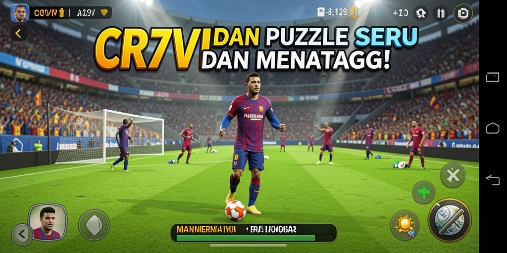 Tampilan gameplay CR7VIP yang menarik dan menantang.