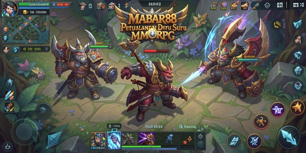 Tampilan gameplay seru di dunia MABAR88 yang menantang.